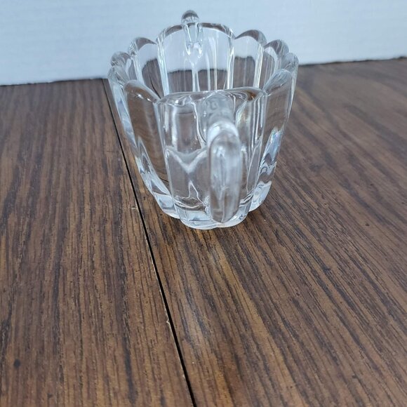 Vintage 1930s Heisey Crystolite Oval Clear Glass Cream and Sugar Set - Picture 8 of 10